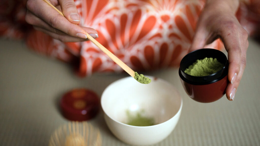 Matcha bei einer japanischen Teezeremonie