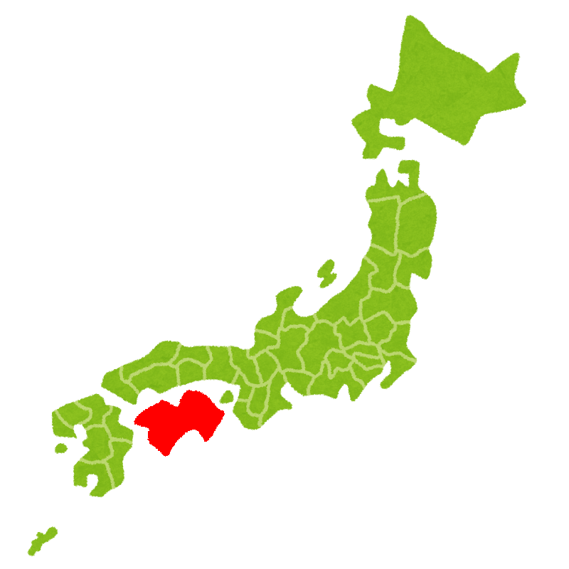 Shikoku-Region von Japan