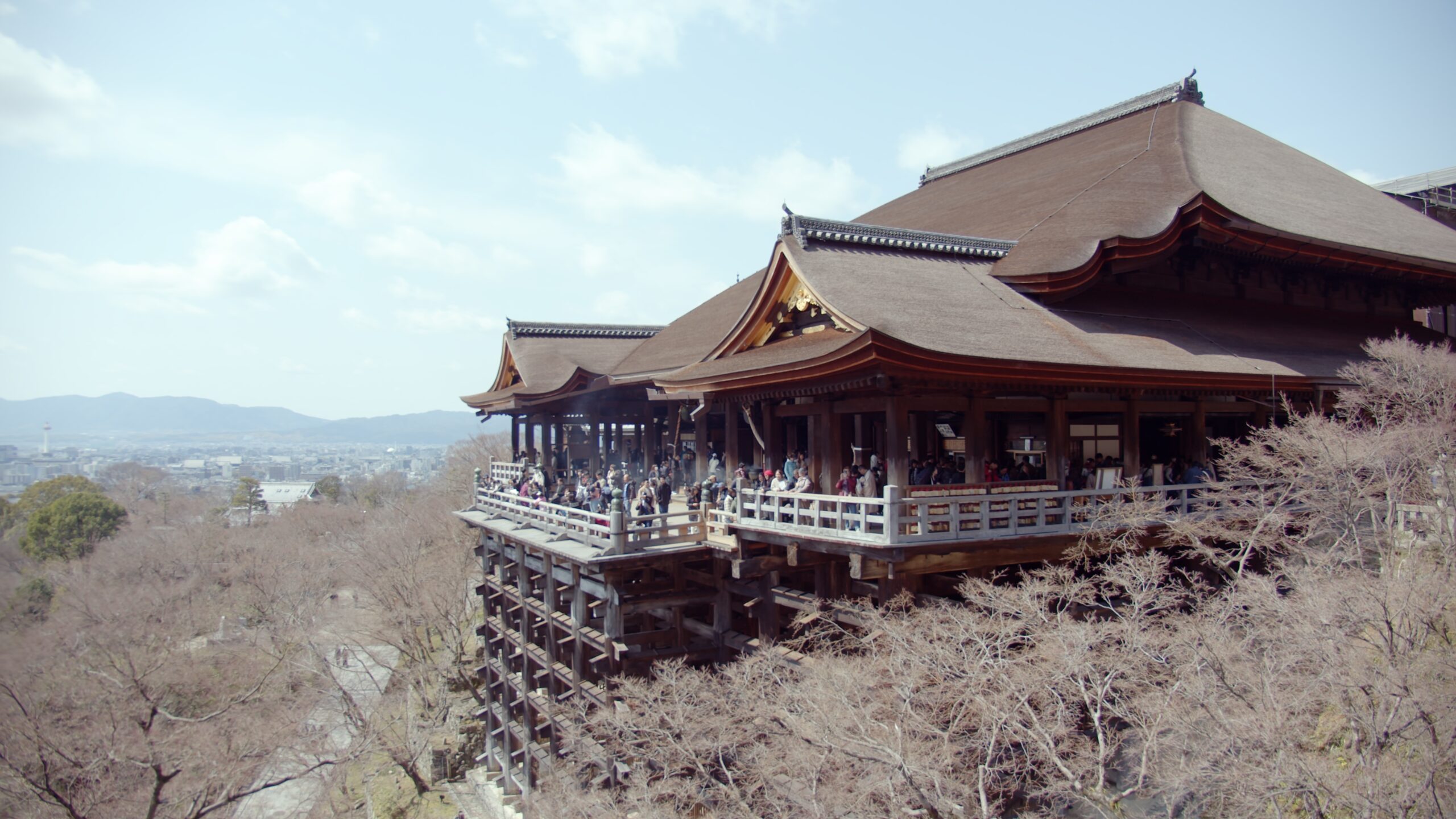 Aussicht beim Kiyomizudera in Kyoto