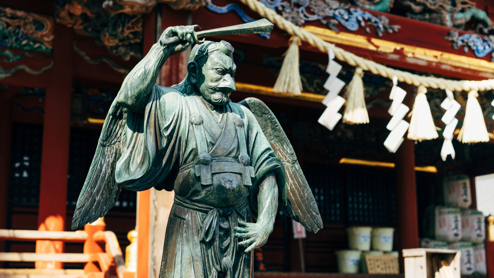 Tengu auf dem Berg Takao