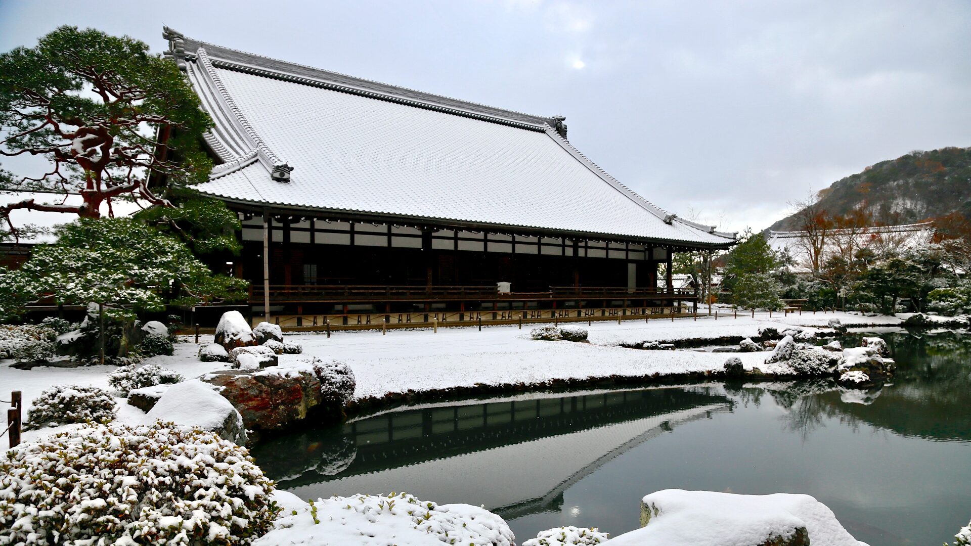 Der Tenryuji in Kyoto im Winter. (Quelle: Photo-AC)