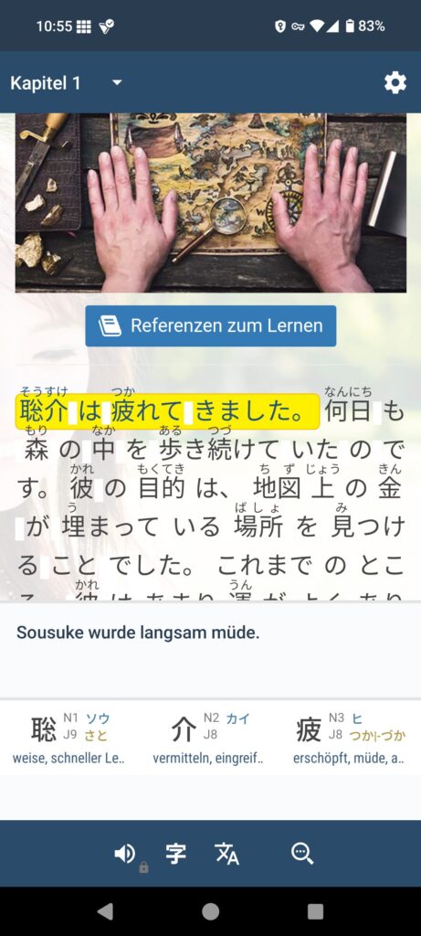 JA Sensei Lesetexte