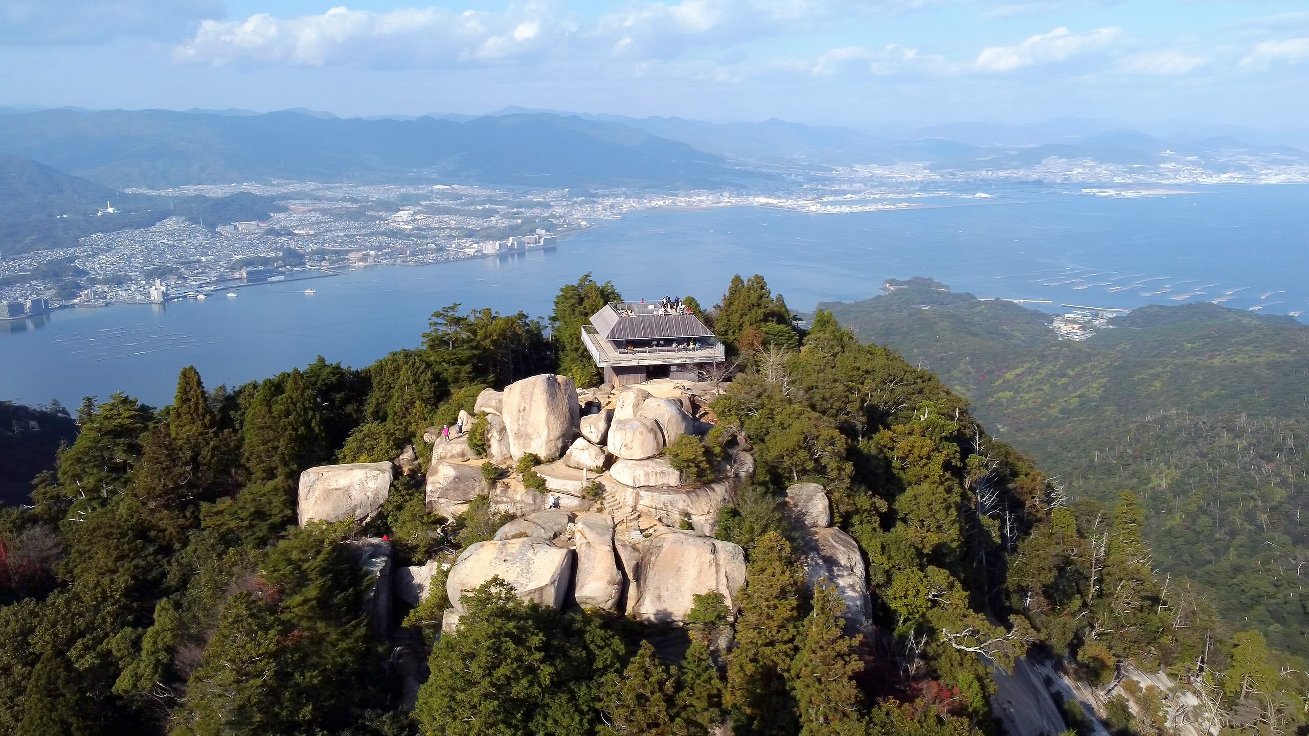 Ausblick vom Misen auf Miyajima